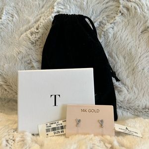 ADINA REYTER diamond heart earrings